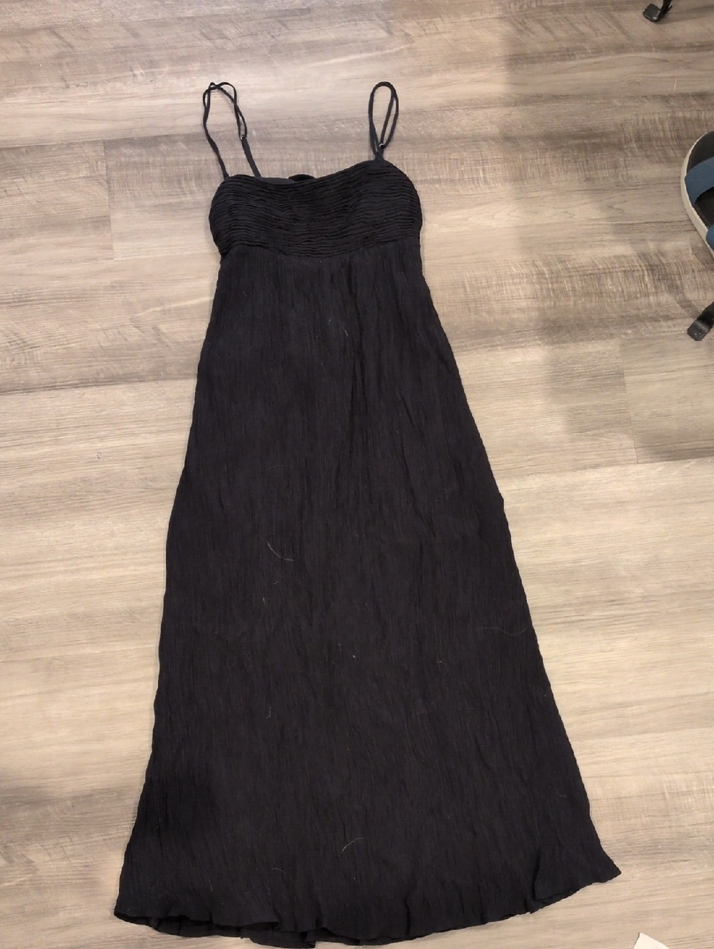 Abercrombie Crinkle Texture Maxi Dress